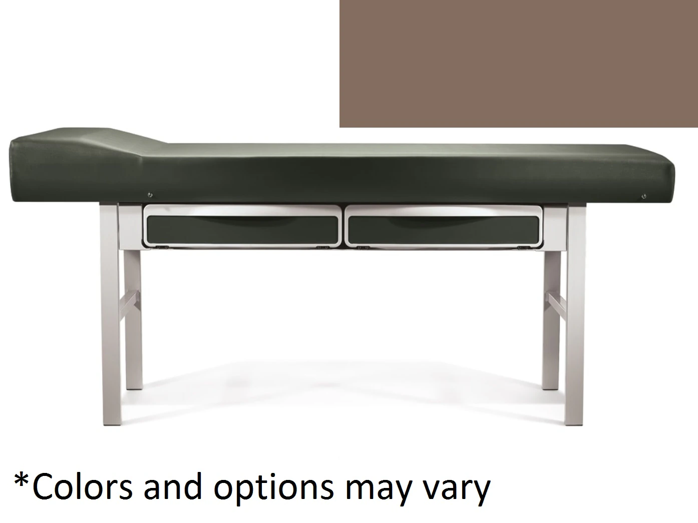 Midmark Ritter 203 Treatment Table with Drawers, Robust Brown, 400 lb Capacity - 203 Treatment Table w/ Drwrs - Image 1