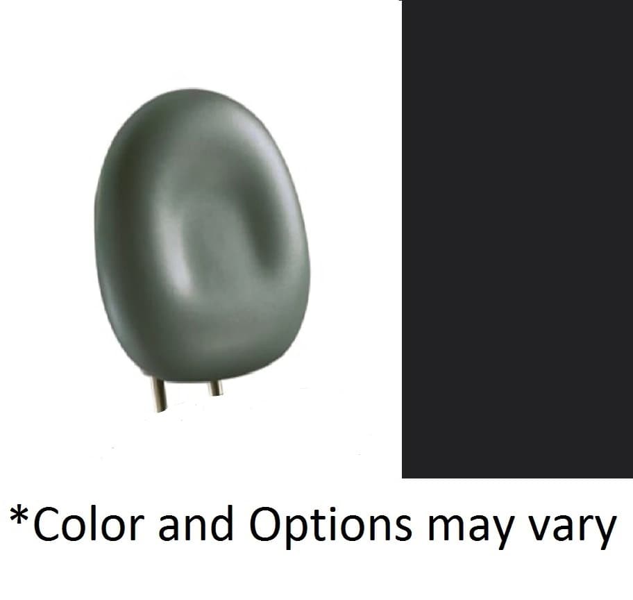 Midmark 641 UF Contoured Headrest, Obsidian - 641 UF Contoured Headrest - Image 1
