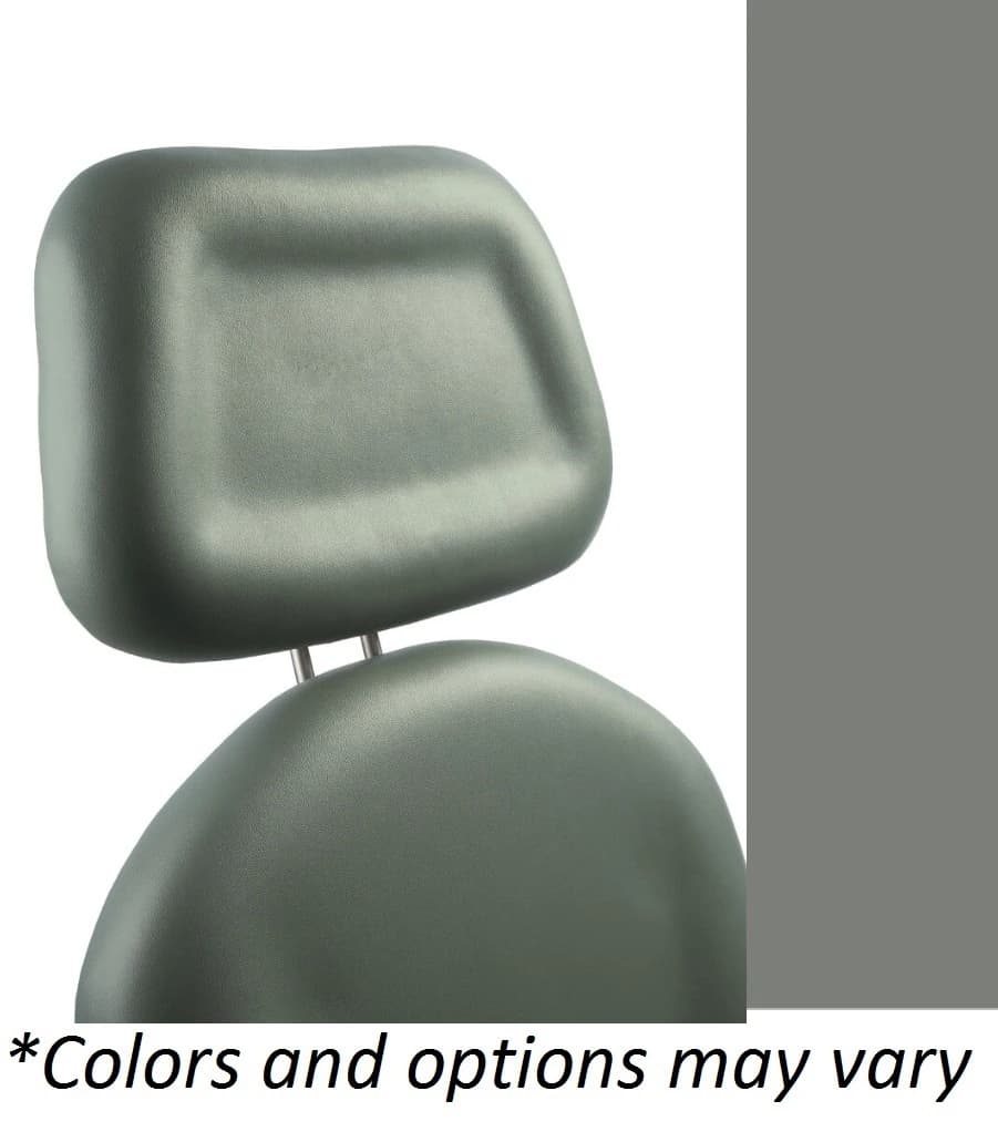 Midmark 641 Rectangular Headrest, Lunar Gray - 641 Rectangular Headrest - Image 1
