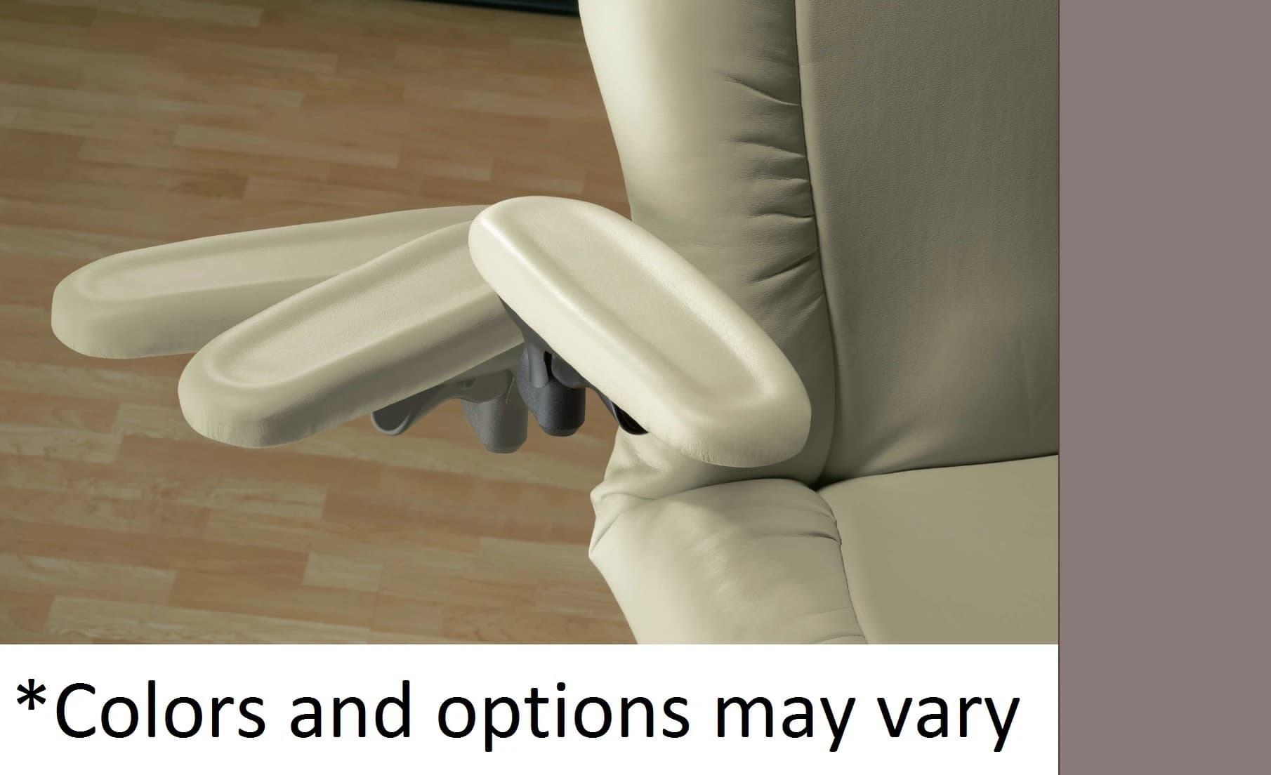 Midmark 641 Barrier Free Chair Arms, UltraFree, Latte, Each - 641 Barrier Free Chair Arms - Image 1