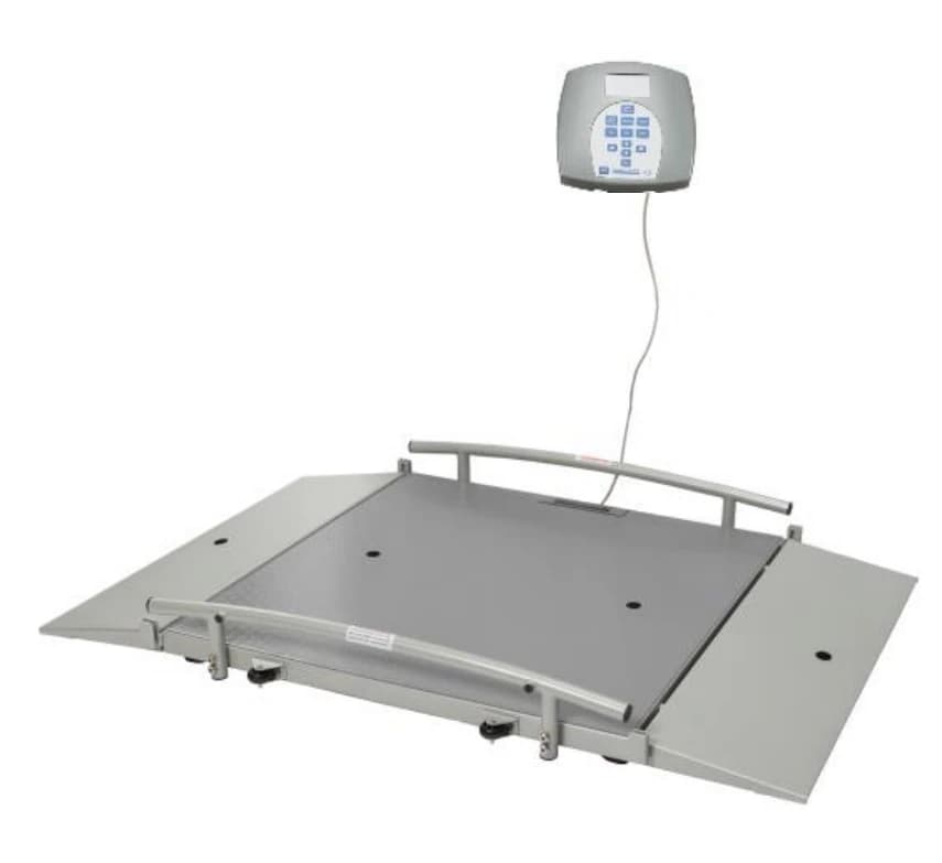 Pelstar Digital Wheelchair Dual Ramp Scale, Adult, 454 kg Capacity, TFT LCD Display - Digital Wheelchair Dual Ramp S - Image 1