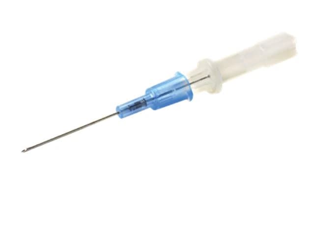 Optiva IV Catheter with V-Point Needle, 14 Gauge, 2" Polyurethane, Single Patient Use, 200/Case - Catheter IV Optiva w/ Needle - Image 1