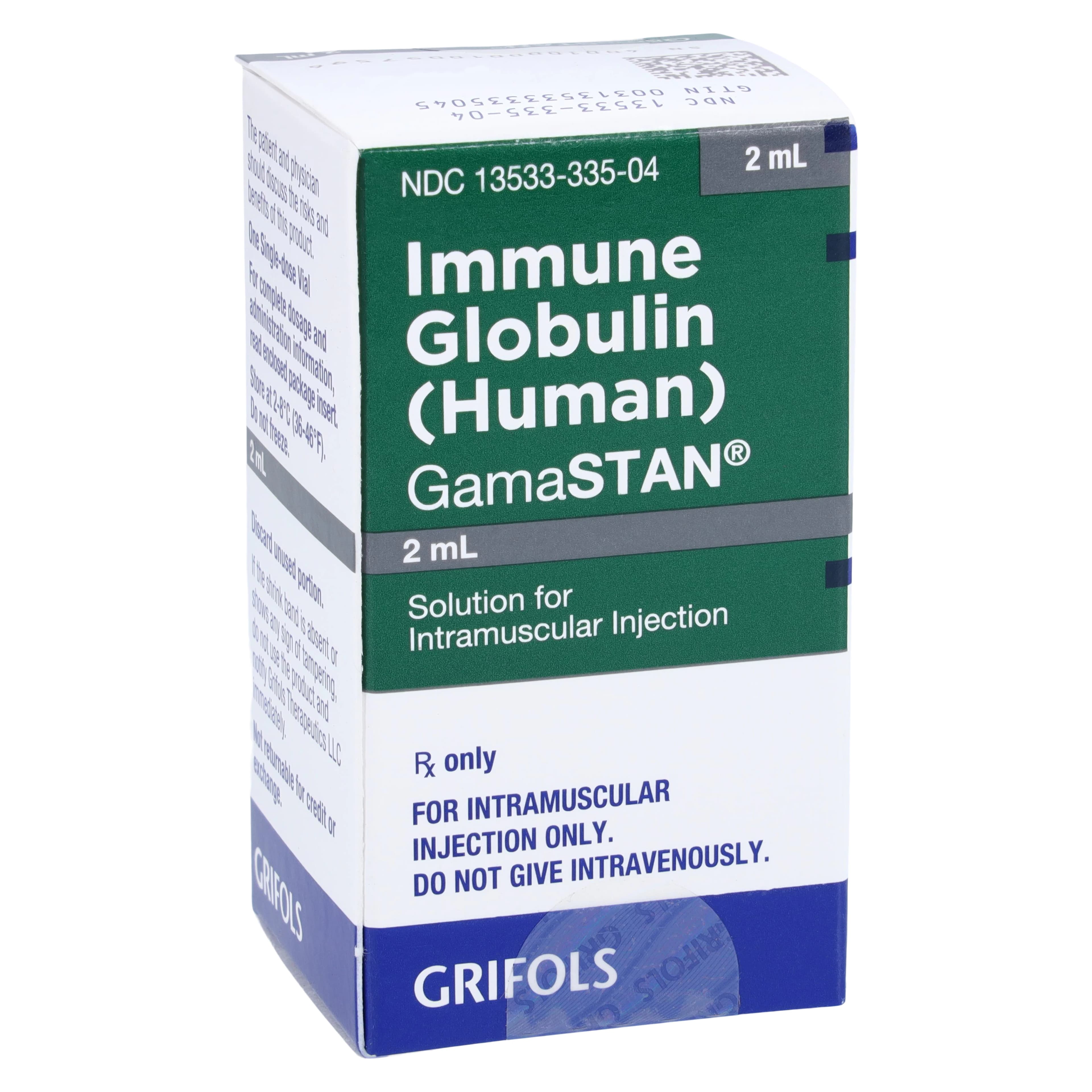GamaSTAN S/D Injection, Single Dose Vial (SDV), 2mL - GamaSTAN S SDV - Image 1