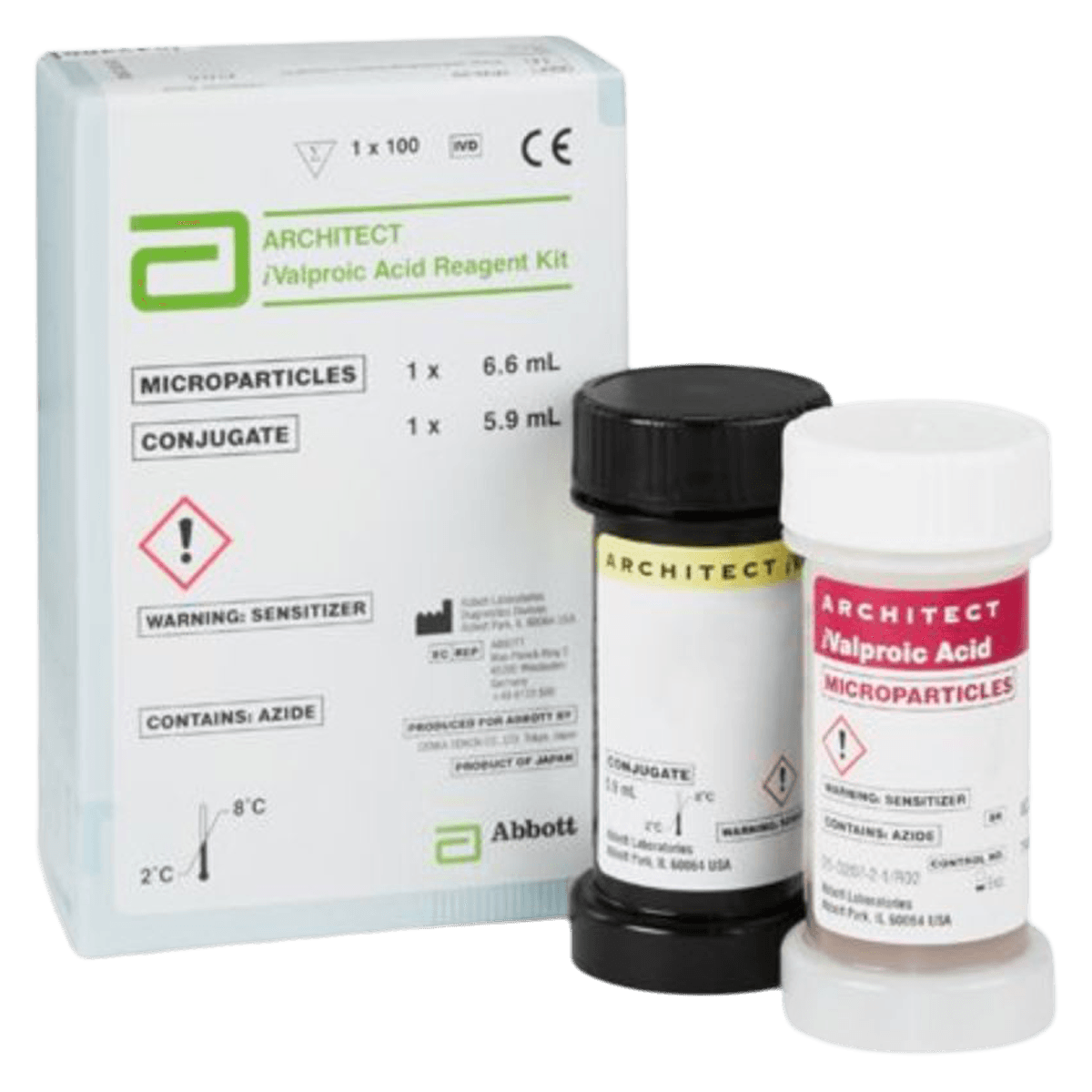 Abbott iValproic Acid Reagent Kit, 100 Tests, 01KT0J0A2BFK3CG2DH8YF28Q63 - iValproic Acid Reagent Kit - Image 1