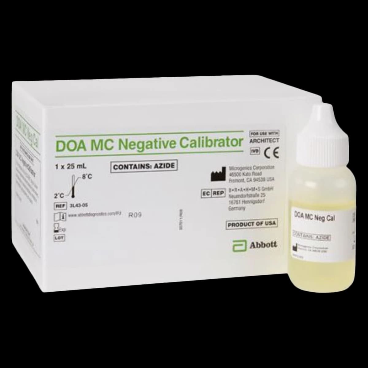 Abbott DOA MC Negative Calibrator (Drugs of Abuse Multiconstituent Calibrator, Negative) - DOA MC Negative Calibrator - Image 1