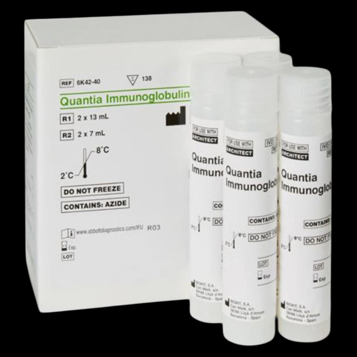 Quantia Immunoglobulin E (IgE) Reagent, Abbott - Quantia Immunoglobulin E - Image 1