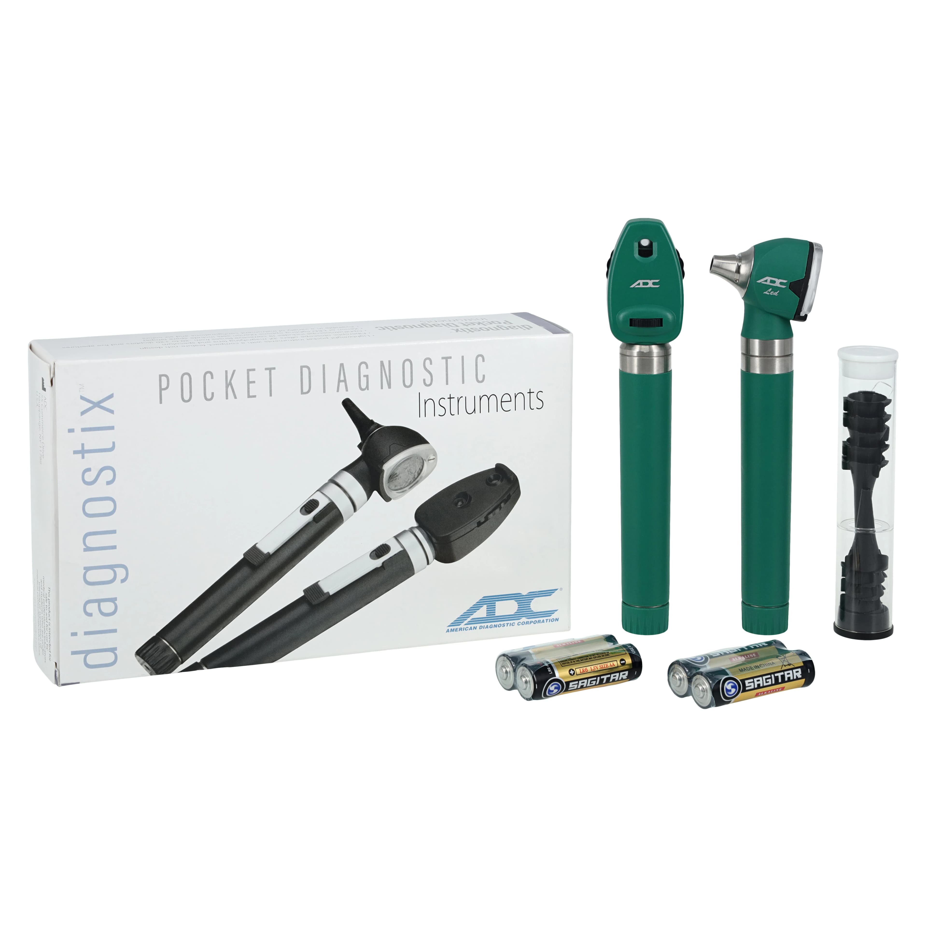 American Diagnostic Corp. Diagnostix Pocket Oto/Ophthalmoscope Set, 2.5V - DIAGNOSTIX Pocket Oto/Ophth Se - Image 1