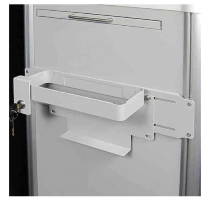Waterloo Healthcare Bracket Mounting Sharps Container, Locking Plastic, Fits 5 qt Containers, 6.625 x 9.5 x 9.125 in - Bracket Mounting Sharps Contnr - Image 1