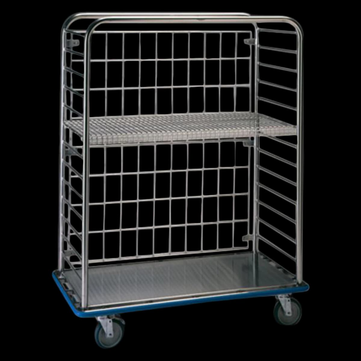 Pedigo Utility Cart with Bumper, 50" x 26" x 65", 6" Casters - Cart Utility w/Bumper 6"Cstrs - Image 1
