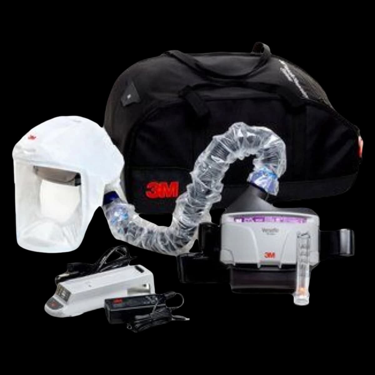 3M Versaflo TR-300N+HKS PAPR Headcover Kit, Small/Medium, Beige, 1/CS - Kit Hood Versaflo Hlthcr PAPR - Image 1