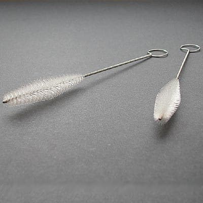 Sklar Instruments Brush Instr Cleaning Double Taper, Nylon Bristles, 6", Nylon/Stainless Steel, Disposable, 3/Pk - Brush Instr Cleaning Dbl Tpr - Image 1