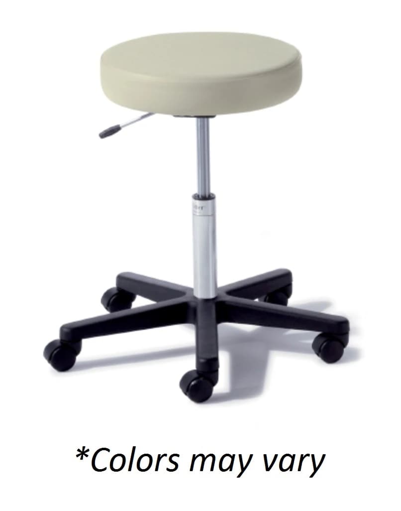 Wieland Designs Exam Stool, Pneumatic Lift, Backless, Dusk, 300 lb Capacity - Stool Exm AirLft Pnmtc w/o Bck - Image 1
