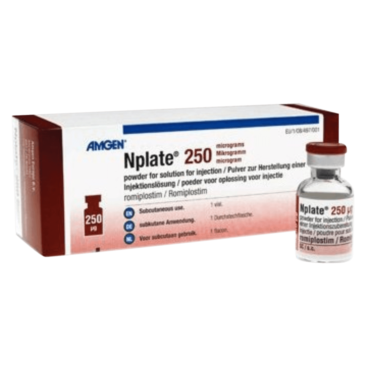 Nplate (romiplostim) Injection 250 mcg/0.5 mL Single-Dose Vial - Nplate Injection SUV - Image 1
