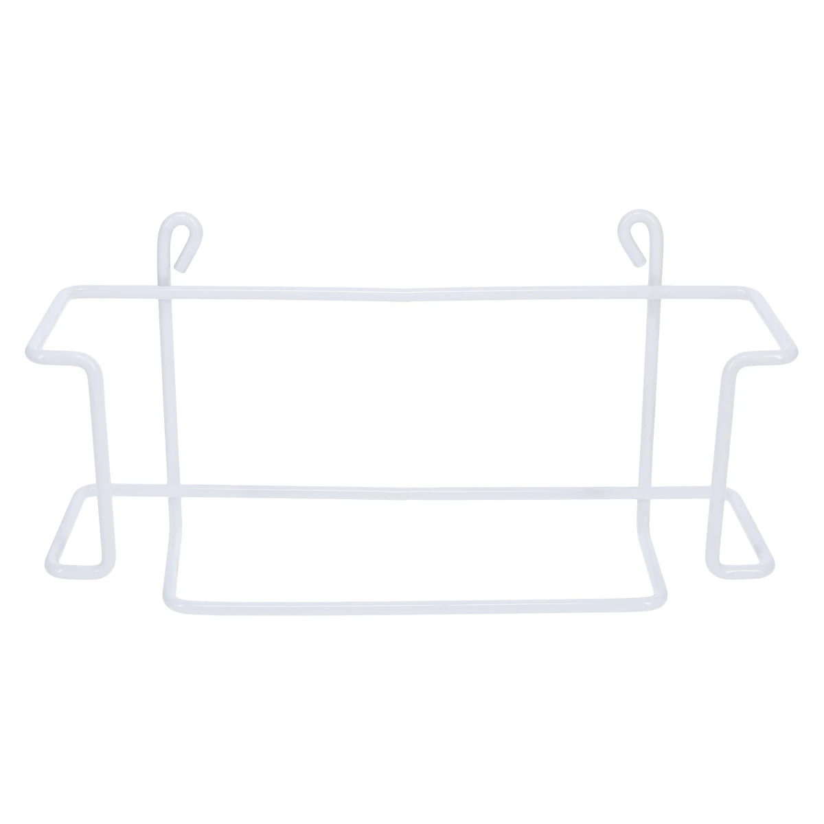 Hold-It Rectangular Tissue Box Holder, Professional Size, White, 1/Pk, 1859R - Hold-It Tissue Box Holder, Rectangular/Professional Size, White, 1/Pk - Image 1