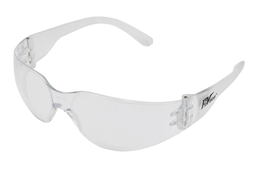 ProVision Mini Econo Wraps Safety Eyewear, Clear Frame/Clear Lens, 1/Pack, 3607C - Mini Econo Wrap Eyewear - Clear Lenses - Image 1
