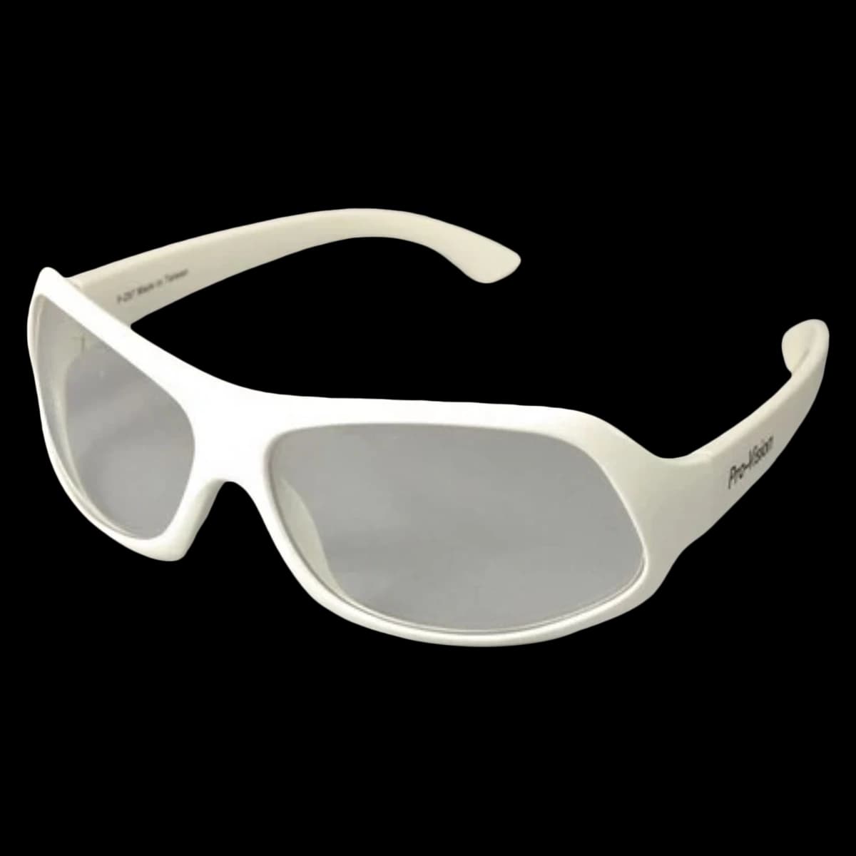 Pro-Vision Venus Safety Eyewear, Clear Lens, White Frame, Each - Pro-Vision Venus Eyewr Clr Lns - Image 1