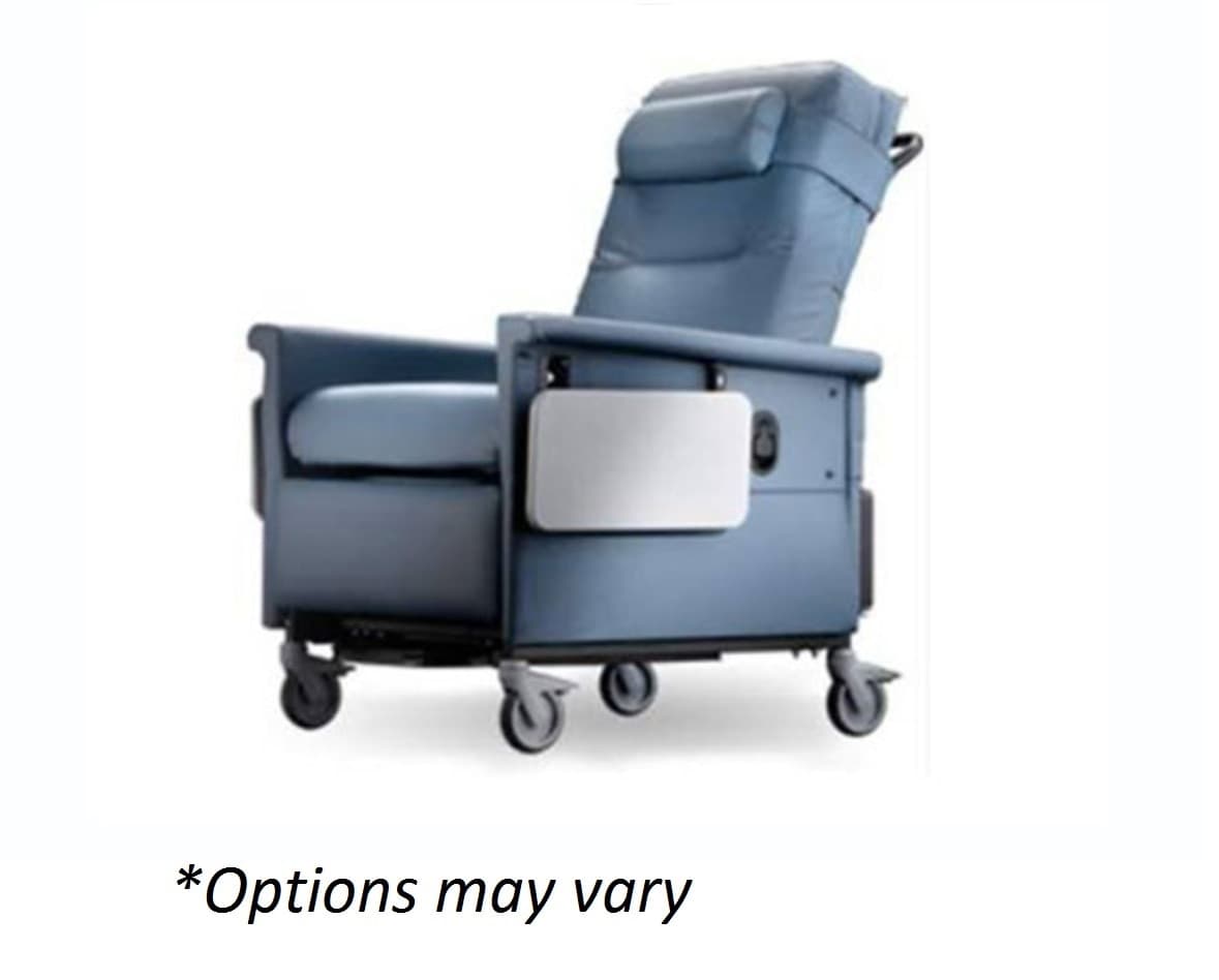 Champion 56 Series Transporter Recliner, Manual, Steel Frame, 500 lb Capacity, Bonnie Blue - Recliner 56 Srs Manual Bartric - Image 1