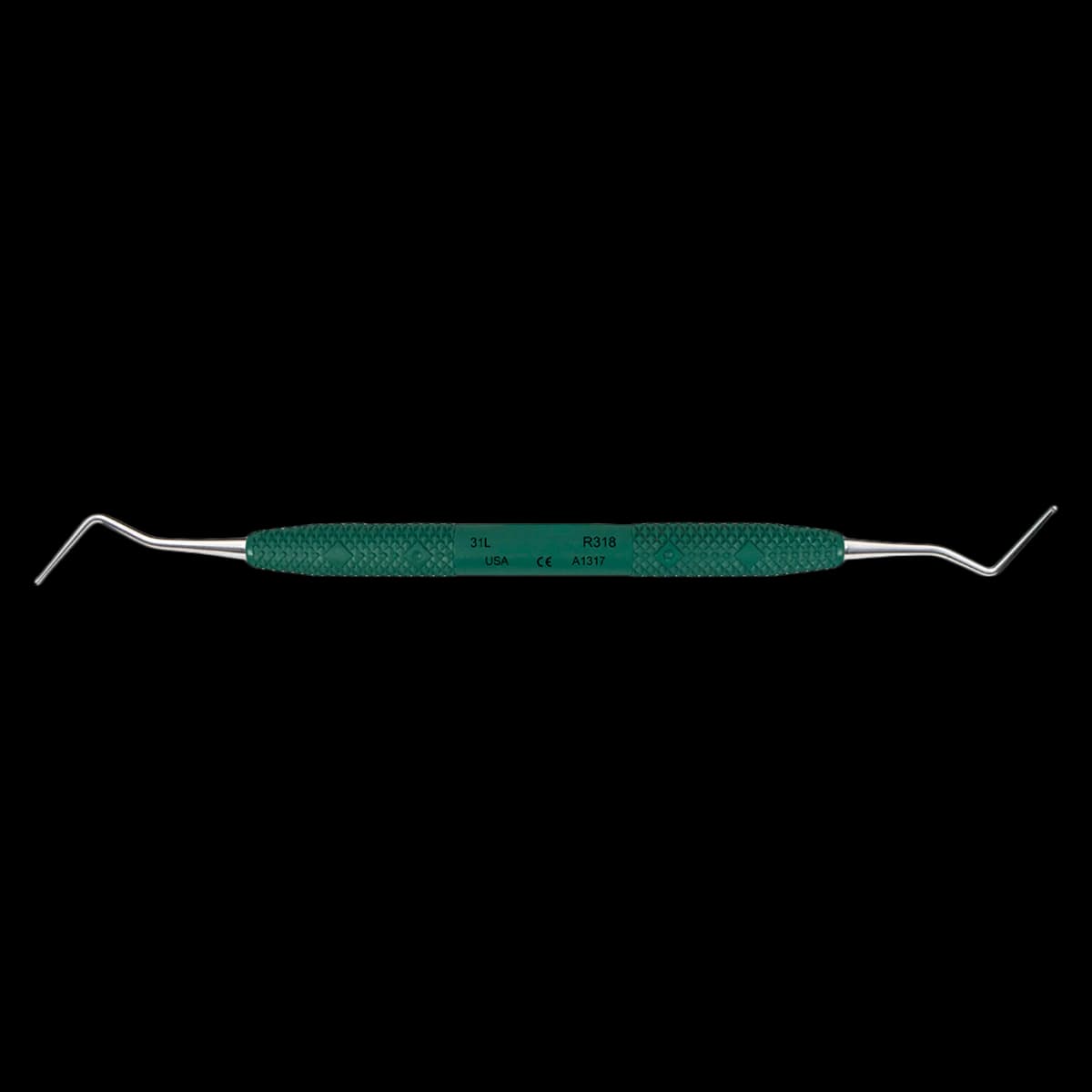 Paradise Dental Technologies 31L Endo Excavator, Double End, Resin Handle, Steel, Each - 31L Endo Excavator - Image 1