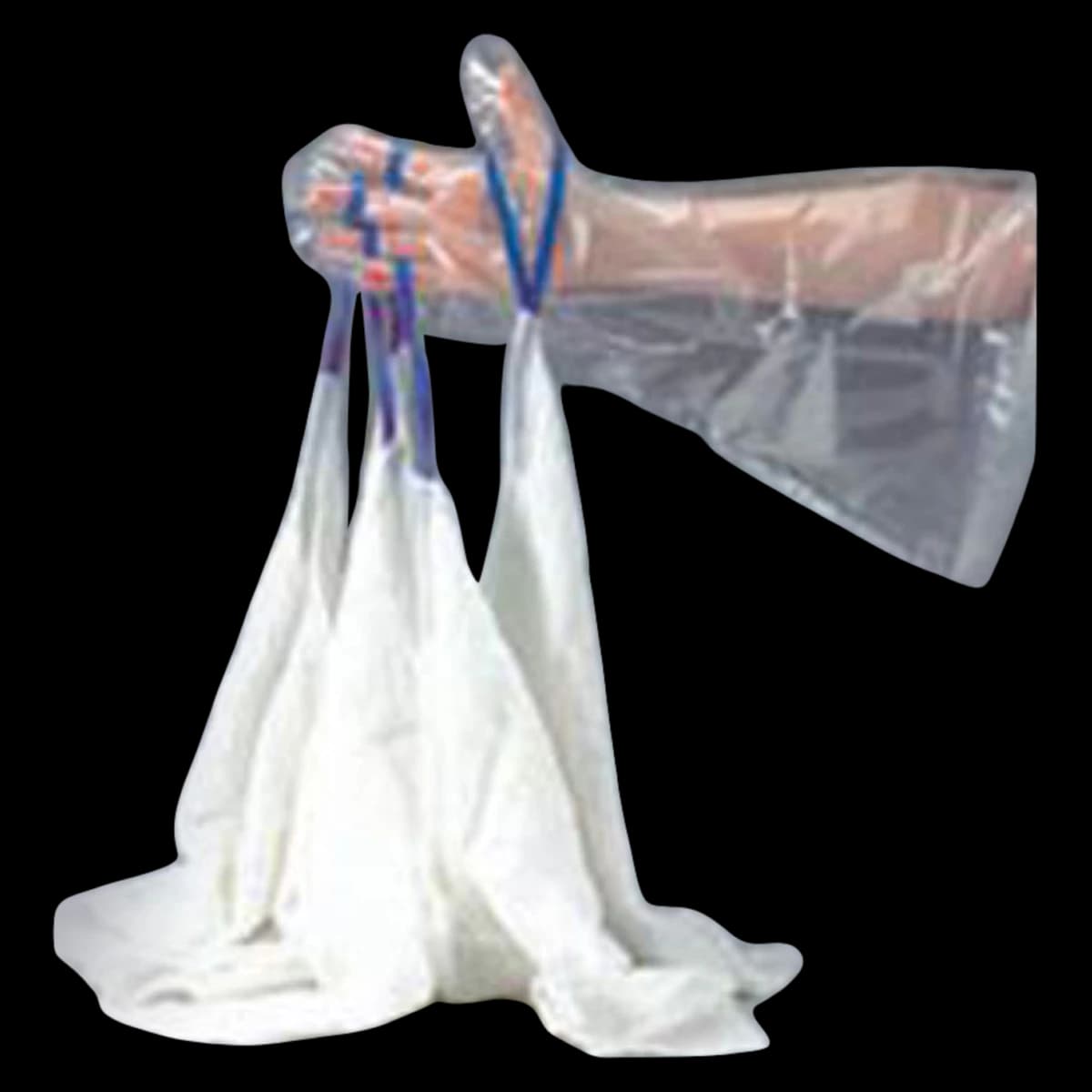 Medical Action Industries Sponge Counter Bag, 10-1/4" x 32", Clear, Disposable, Non-Sterile - Bag Sponge Counter PE - Image 1
