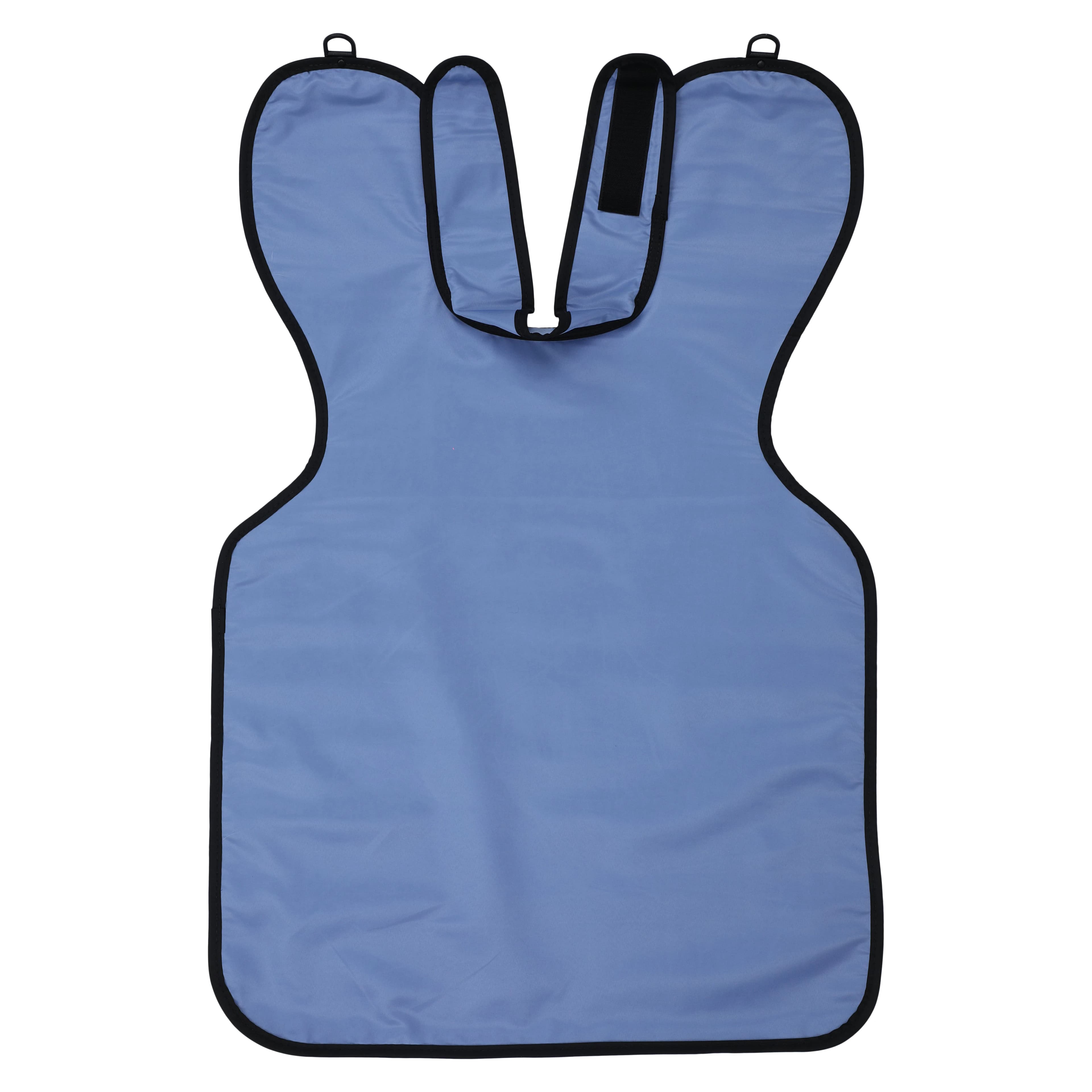 Kerr TotalCare Lead-Free X-Ray Apron with Thyroid Collar, Adult, Blue, 23" x 26", 31459 - Adult Lead-Free X-Ray Apron with Thyroid Collar - Image 1