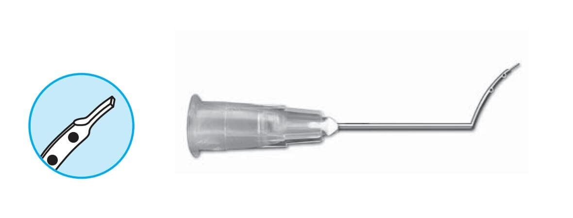 Summit Medical Lasik Irrigating Cannula, 27G x 1", Flattened Tip - Cannula Lasik Irrigating - Image 1
