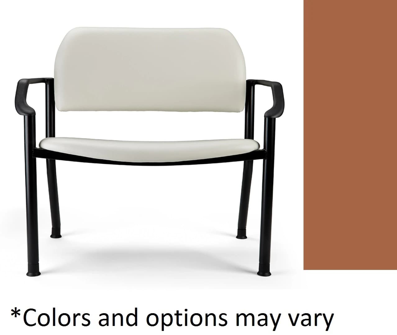 Midmark 282 Bariatric Chair with Arms, Curativ Copper - 282 Bariatric Chair w/ Arms - Image 1