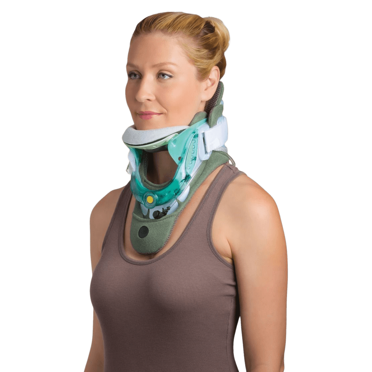 Breg Vista MultiPost Cervical Therapy Collar, Adult, One Size (13-21"), ABS/Nylon/HDPE/Polycarbonate/Delrin/Polyurethane/Cotton - Collar Vista Multipost - Image 1