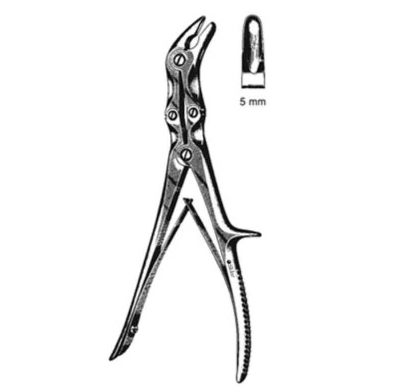 Sklar Instruments Stille-Luer Bone Rongeur, Angled, Stainless Steel, Non-Sterile, Reusable, 01KT0J09Z2JH8XT03MXCJWHK03 - Rongeur Stile-Luer Angled - Image 1