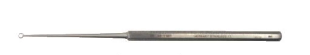 Buck Ear Curette, Straight, Blunt, Non-Sterile, Reusable, Each - Curette Ear Buck Str Blunt - Image 1