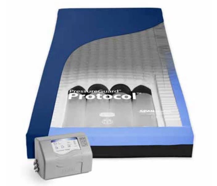 Span-America PressureGuard Protocol Alternating Pressure Mattress with Coverlet - Mattress Alt Pressure Protocol - Image 1