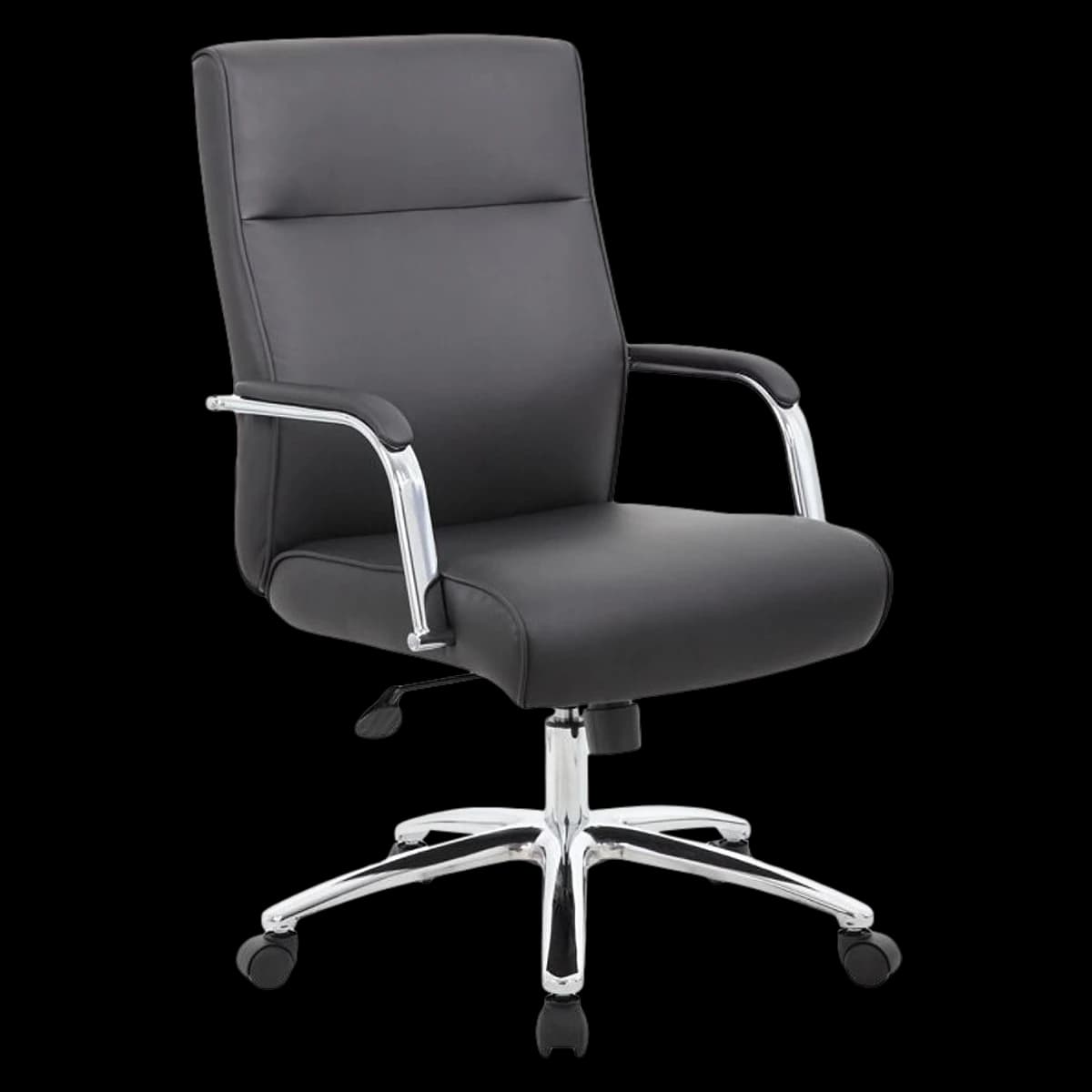 Modern Conference Chair with Dual Wheel 2" Casters, Boss Office Products - Modern Conference Chair with D - Image 1