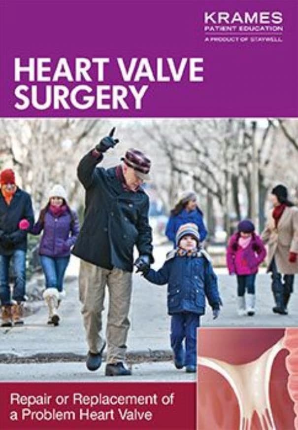Understanding Heart Valve Surgery Booklet, Krames Communications, 16-Page Paperback - Booklet Undrstnd Hrt Vlv Surg - Image 1