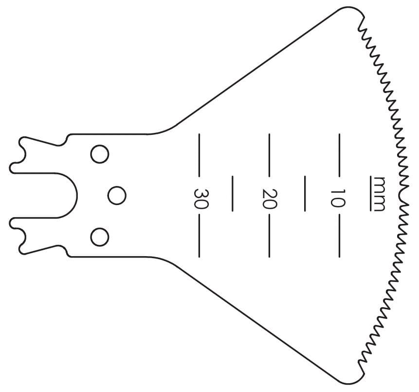 Brasseler USA Sternum Saw Blade, Replacement for Sternotomy, Single - Sternum Saw Blade Rpt Sterntmy - Image 1