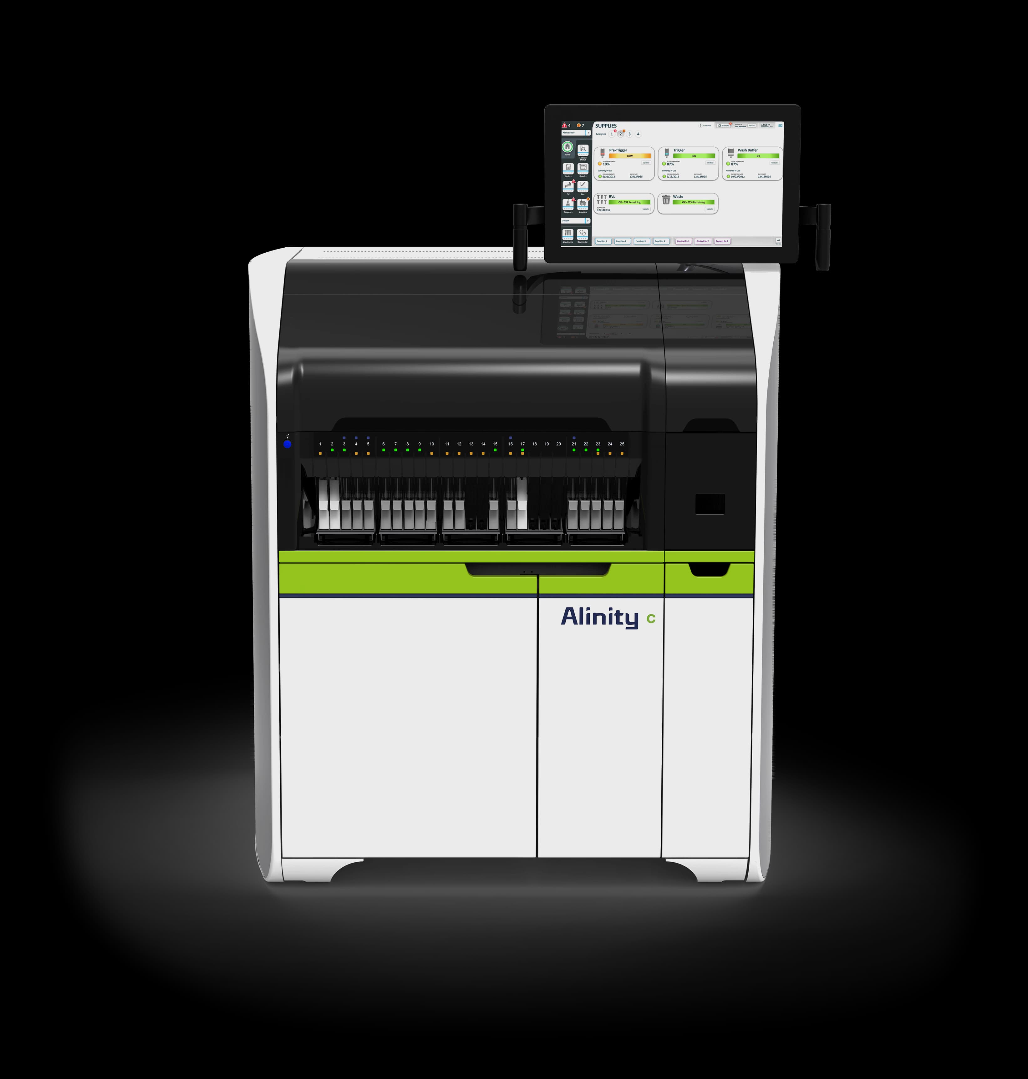 Abbott Alinity C Clinical Chemistry Analyzer, 150 Place, 13510 Tests/Hour, 4-4/10 x 3-9/10 x 3.84 in - Alinity C Chem Analyzr - Image 1