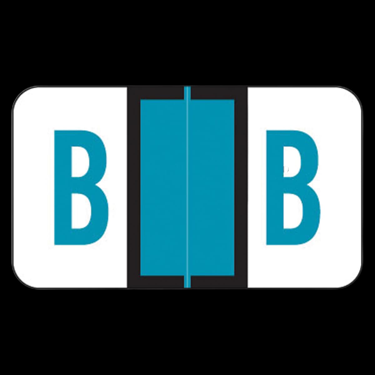 POS Compatible "B" Label End Tab, 225/Package - POS Compatible "B" Label EndTb - Image 1
