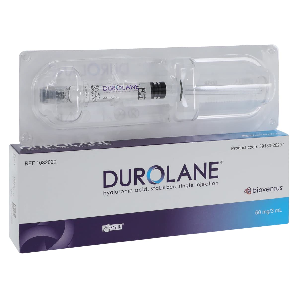 Durolane (Sodium Hyaluronate) Injection 20 mg/mL, Prefilled Syringe, 3 mL Each - Durolane Inj PFS - Image 1