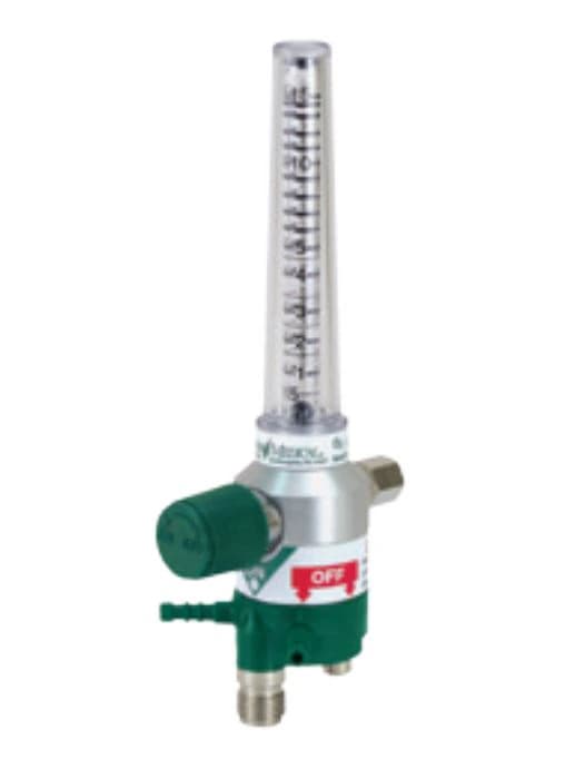 Precision Medical Reusable Oxygen Flowmeter with Ohmeda Adapter, Each - Flowmeter O2 Ohmeda Adapter - Image 1