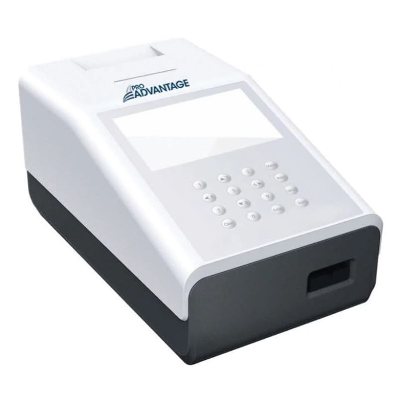 Pro Advantage Urinalysis Analyzer for Strips, CLIA Waived, 120 Tests/Hour, 2000 Tests, LCD, 100-240V 50/60Hz, 10.8x7.2x5.5" - Urine Analyzer Pro Advantage - Image 1