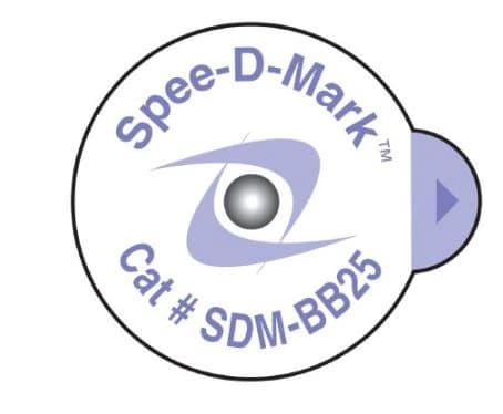 Spee-D-Mark Radiopaque Skin Marker for Mammography, 100/Box - Marker Skin Nipple Radiopaque - Image 1