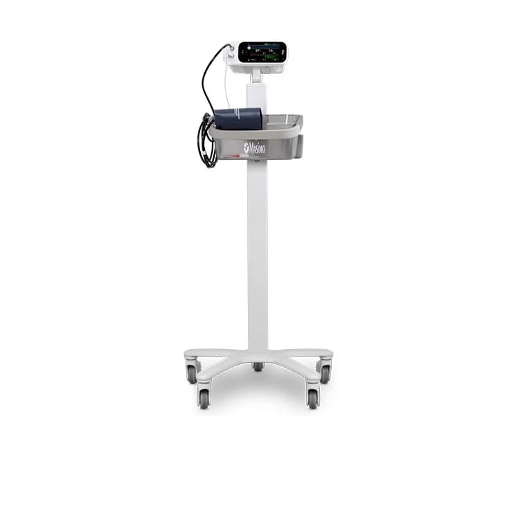 Masimo Floorstand Roll with QuickConnect, 5 Casters, for Rad-97 Patient Monitor - Floorstand Roll w/QuickConnect - Image 1