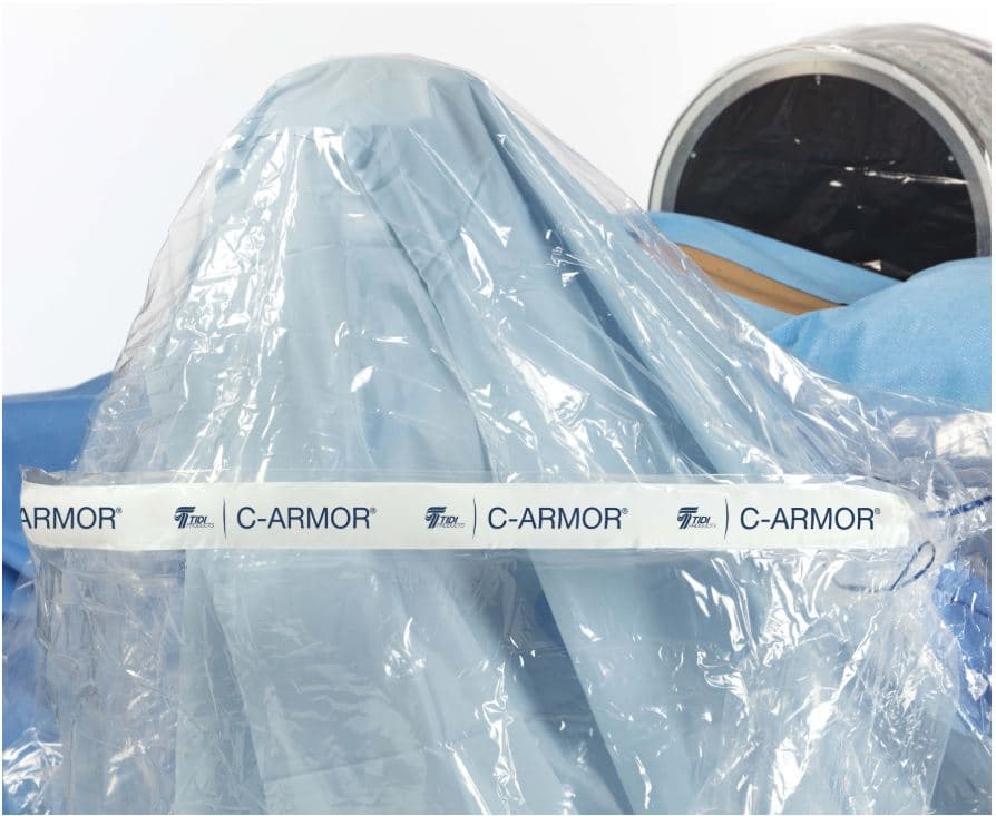 Tidi Products C-Armor Sterile Equipment Cover, Clear, 74" x 42" - Cover Equip C-Armor Kit Clear - Image 1