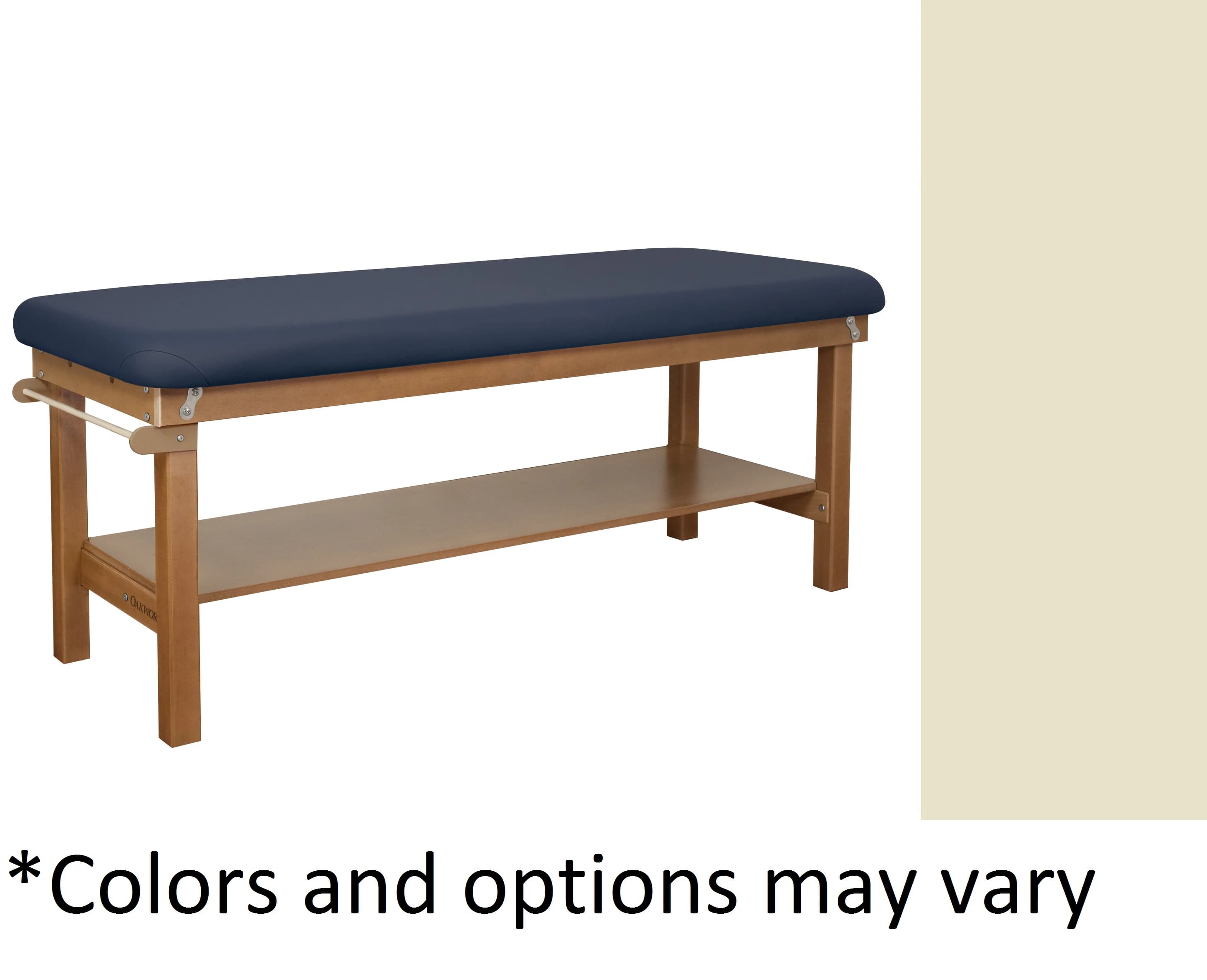 Oakworks Powerline Treatment Table Shelf, 27" Flat Opal, 500 lb Capacity - Table Tx Shelf 27" Flat Opal - Image 1