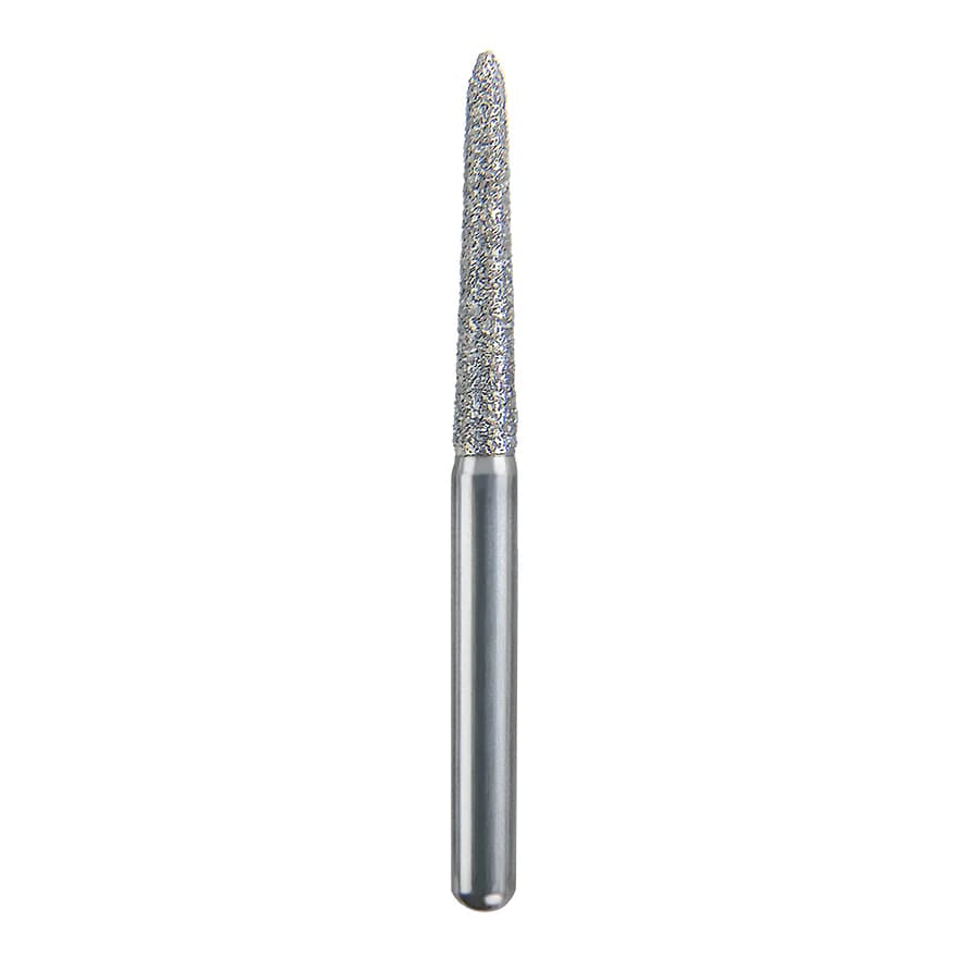 Spring Diamond FG Curettage Bur, Friction Grip, Coarse, 879K-018C, 25/Box - Curettage FG Diamond Burs - Image 1