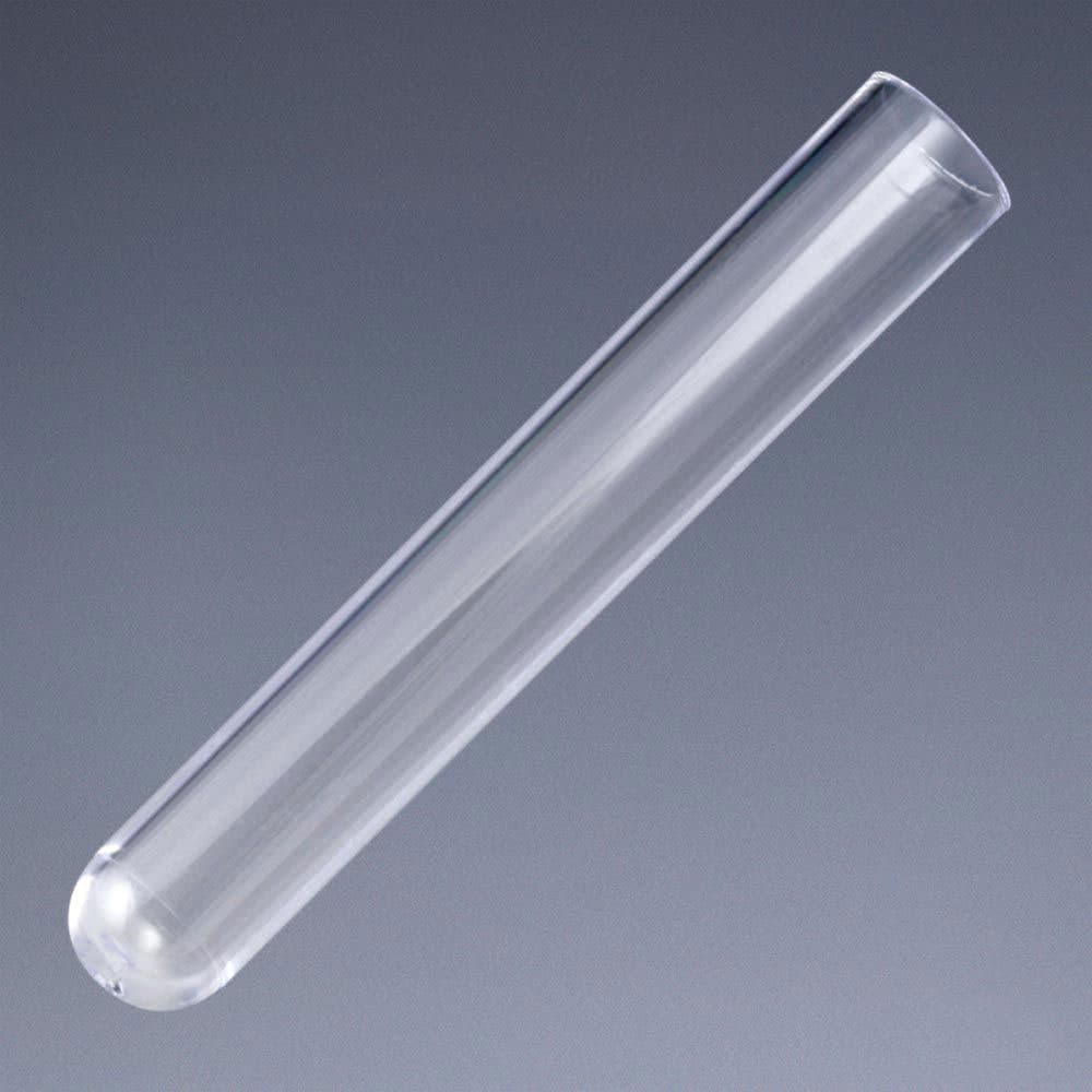 Globe Scientific Test Tube, Polystyrene, 5mL, 12x75mm, Non-Sterile, No Cap, 2000/Case (250/Bag, 8 Bags/Case) - Tube Test PS 12x75mm NS - Image 1