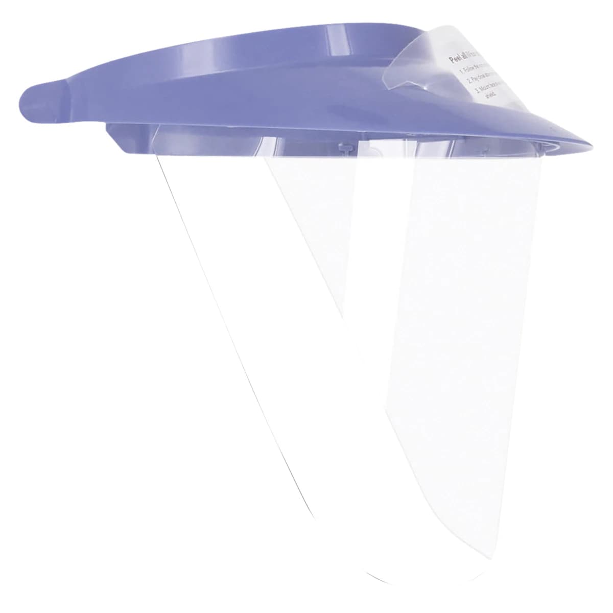 Pac-Dent iVisor Visor & Shield Kit, Violet, 1 Visor with 3 Replacement Shields, Anti-Fog, Reusable, V013V - -iVisor Visor & Shield Kit (1 Visor,3 Shields)Violt - Image 1