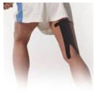 SpiderTech Kinesiology Tape, Cotton, 10" x 5.75", Black, Each - Spider Tech Kinesiology Tape - Image 1
