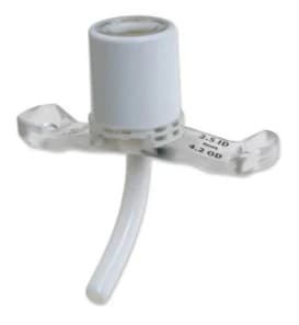 Shiley Neonatal Cuffless Tracheostomy Tube, 4.0mm, 34mm Length, Disposable, 1/Box - Tube Trach Neonatal Cuffless - Image 1