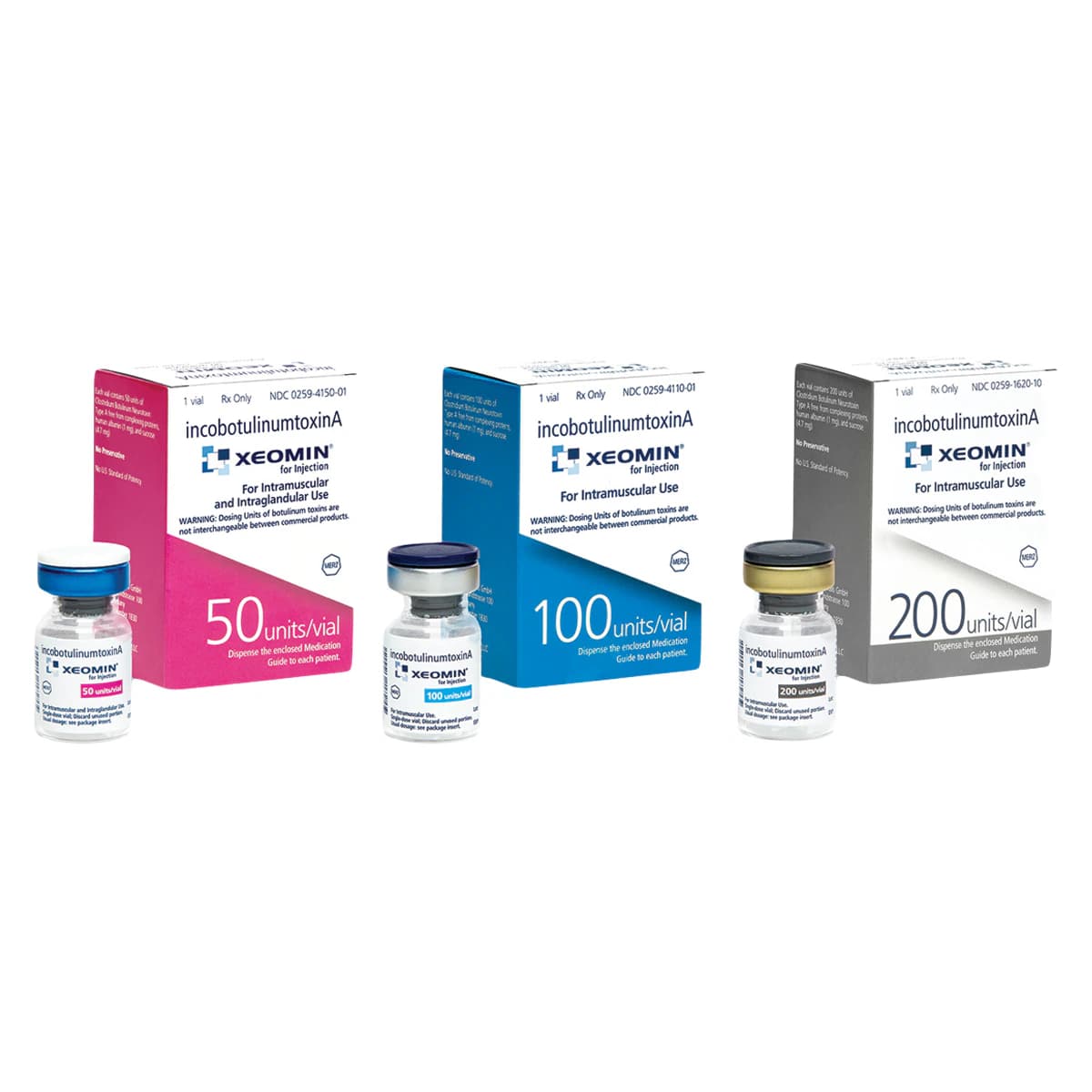 Xeomin Injectable, 200 Units/Vial, Single Dose Vial (SDV) - Xeomin Injectable SDV - Image 1