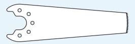 Conmed Linvatec Micro Sagittal Blade, Fine - Micro Sagittal Blade Fine - Image 1