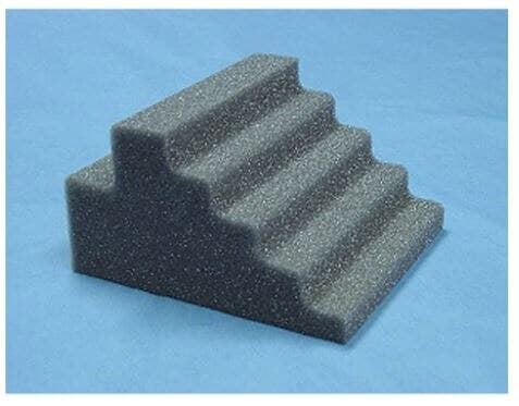 Block Finger Oblique Foam, 5.5 x 5.5 x 3.5 inches - Block Finger Oblique Foam - Image 1
